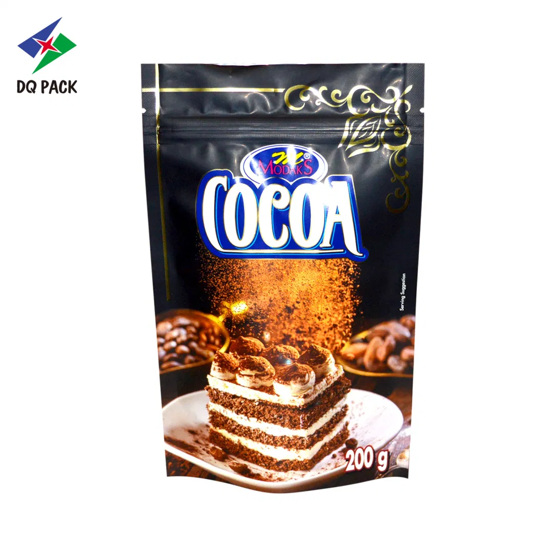 10% off Flexible Packaging Bags Customized Printing Packaging Bag Stand up Zipper Bags Mylar Bag Food Bag Coco Powder Bag Baking Coffee Bag Powder Bag