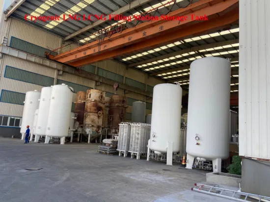 Cryogenic LNG Lco2 Lox/Lin/Lar High Pressure Storage Transportation Equipment