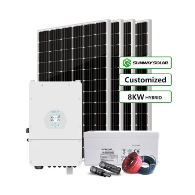 High Efficiency Solar Hybrid System 3kw 5kw 8kw 10kw Sell Power to Grid