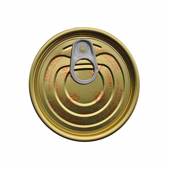 OEM Canned 307 Tinplate Eoe Can Lid Maker From China TFS Easy Open Ends Tin Lids for Sale